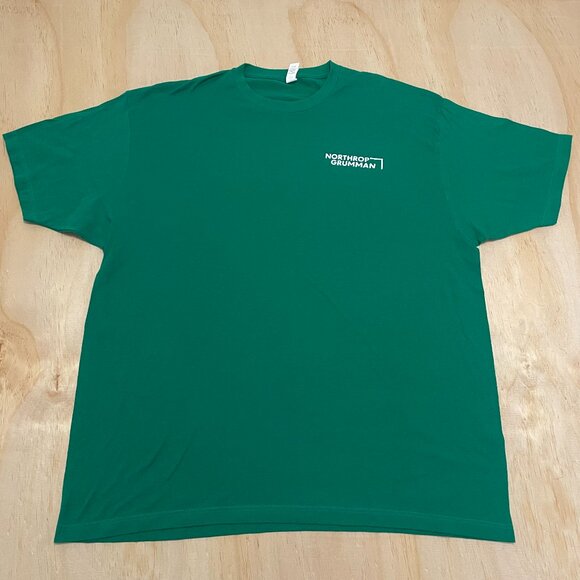 Northrop Grumman Future Rocket Scientist Men's XXL Green Short Sleeve T-Shirt